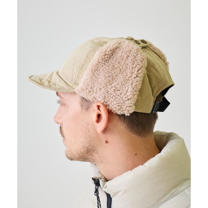 Basiquenti Quilting Short Flap Cap （ブラック）｜詳細画像