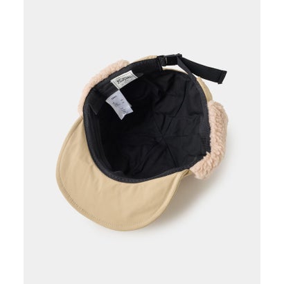 Basiquenti Quilting Short Flap Cap （ベージュ）｜詳細画像