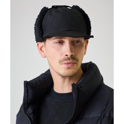 Basiquenti Quilting Short Flap Cap （ベージュ）｜詳細画像