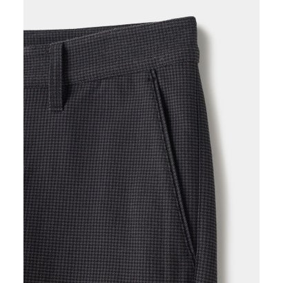 ウールライク千鳥スリムテーパードパンツ[スーパーストレッチ/ウォッシャブル] （千鳥格子）｜詳細画像