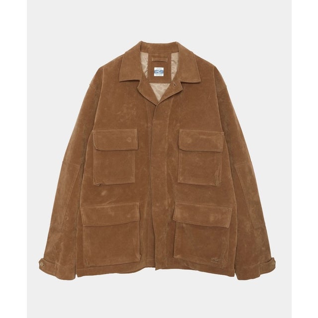 ARMY TWILL Vegan Leather Jacket （ベージュ）