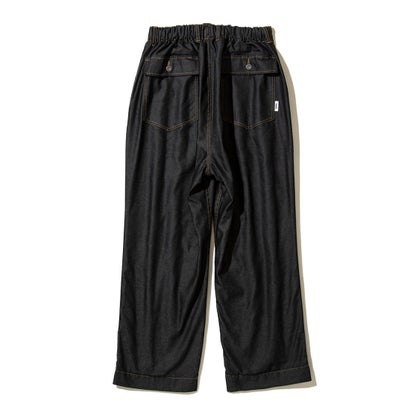 ユニフォームアウトドアスタンダード UNFRM OUTDOOR STANDARD ライトウェイト テックデニム ワイド ベイカーパンツ（LIGHTWEIGHT TECH DENIM WIDE BAKER PANTS） （BLACK INDIGO）｜詳細画像
