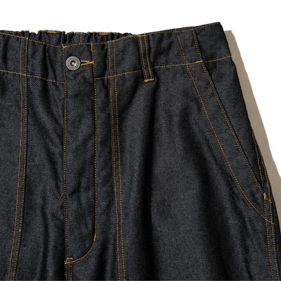 ユニフォームアウトドアスタンダード UNFRM OUTDOOR STANDARD ライトウェイト テックデニム ワイド ベイカーパンツ（LIGHTWEIGHT TECH DENIM WIDE BAKER PANTS） （BLACK INDIGO）｜詳細画像