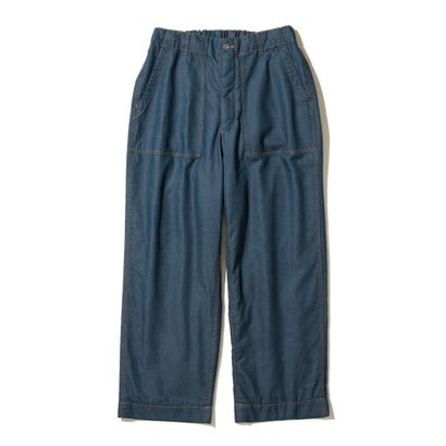 ユニフォームアウトドアスタンダード UNFRM OUTDOOR STANDARD ライトウェイト テックデニム ワイド ベイカーパンツ（LIGHTWEIGHT TECH DENIM WIDE BAKER PANTS） （WASHED INDIGO）｜詳細画像