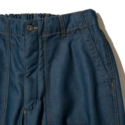 ユニフォームアウトドアスタンダード UNFRM OUTDOOR STANDARD ライトウェイト テックデニム ワイド ベイカーパンツ（LIGHTWEIGHT TECH DENIM WIDE BAKER PANTS） （WASHED INDIGO）｜詳細画像