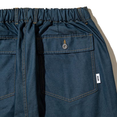 ユニフォームアウトドアスタンダード UNFRM OUTDOOR STANDARD ライトウェイト テックデニム ワイド ベイカーパンツ（LIGHTWEIGHT TECH DENIM WIDE BAKER PANTS） （WASHED INDIGO）｜詳細画像