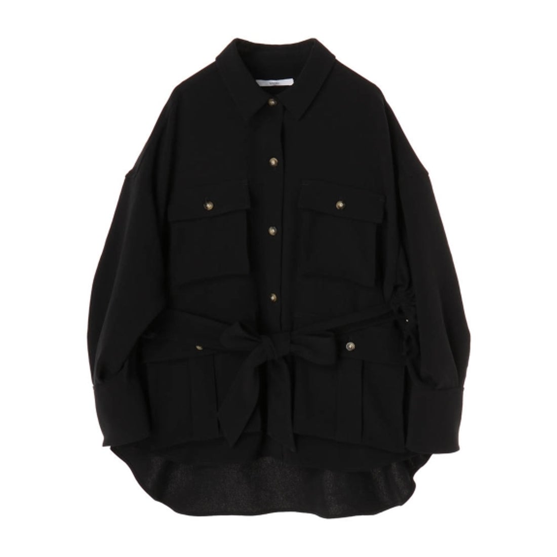 UN3D. SAFARI SHIRT （BLK） -ファッション通販 FASHION WALKER