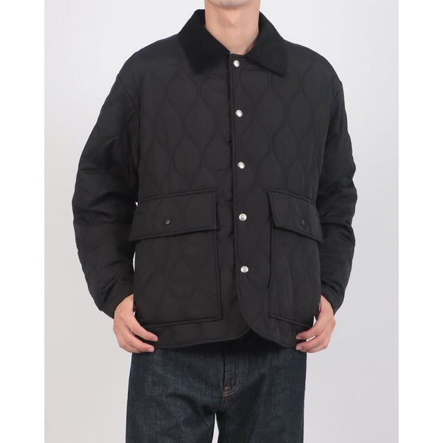 U2632523 QUILT HALF COAT （ブラック）