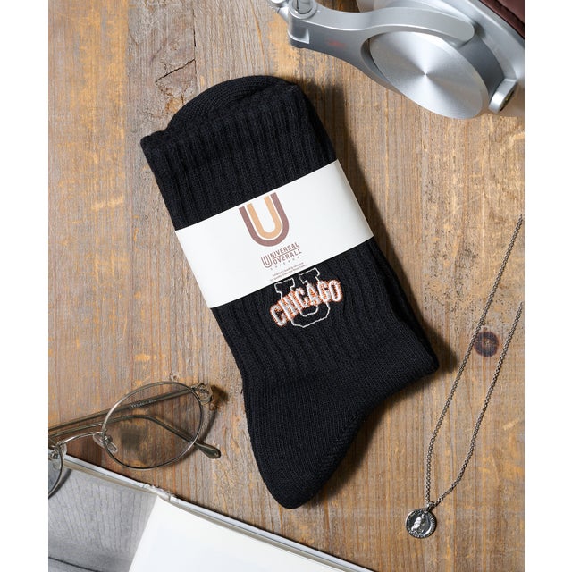 CHICAGO EMBROIDERY RIB CREW LU-411 （ブラック）