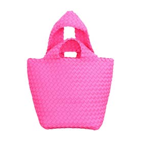 カバン 手提げバッグ おしゃれハンドバッグ 独自性 カラー ブラック （Fuchsia）