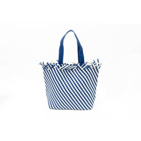 カバン 手提げバッグ カラー ブルー ブラウン 肩掛けかばんZCHB-2501132 （Blue）
