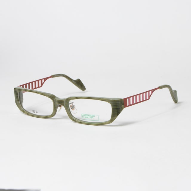 
                    メガネ 眼鏡 アイウェア レディース メンズ （グリーン/レッド）