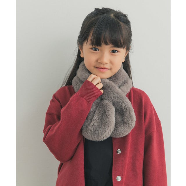 『親子リンク』エコファーティペット(KIDS) （ベージュ系その他）