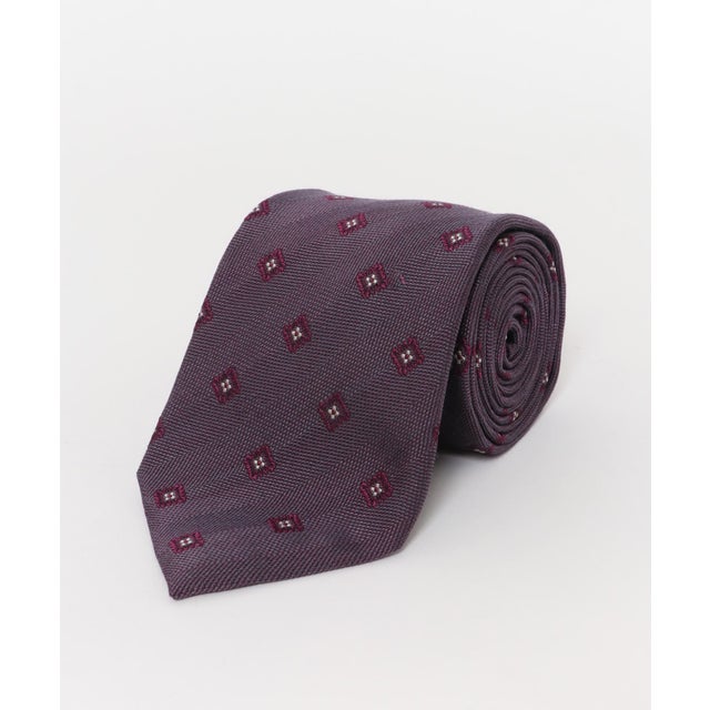 LIFE STYLE TAILOR TIE YOUR TIE DESIGN タイ8 （02PURPLE）