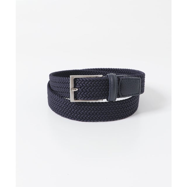 LIFE STYLE TAILOR イタリアンメッシュベルト （NAVY）