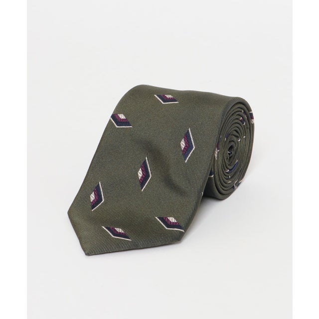 LIFE STYLE TAILOR TIE YOUR TIE DESIGN タイ2 （02KHAKI）