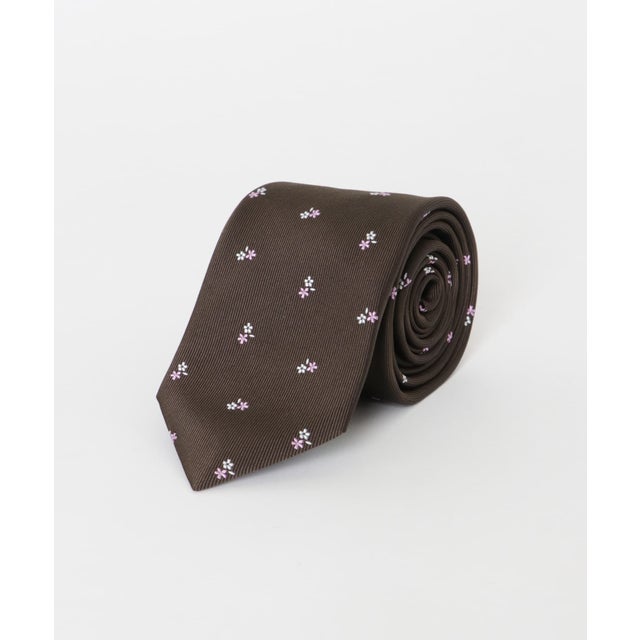 LIFE STYLE TAILOR 26SS国内タイ小紋2 （ブラウン）