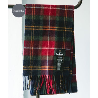アーバンリサーチ ドアーズ URBAN RESEARCH DOORS Barbour Exclusive WOOL CASHMERE SCARF （ブラウン系その他）｜詳細画像