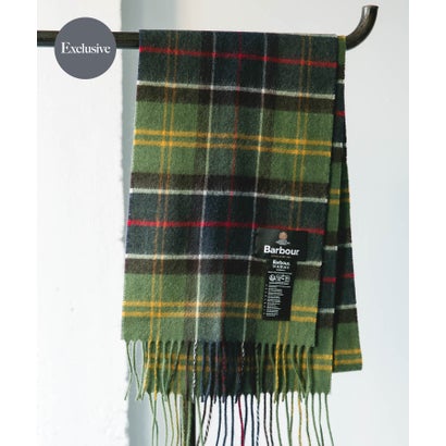 アーバンリサーチ ドアーズ URBAN RESEARCH DOORS Barbour Exclusive WOOL CASHMERE SCARF （ブラウン系その他）｜詳細画像