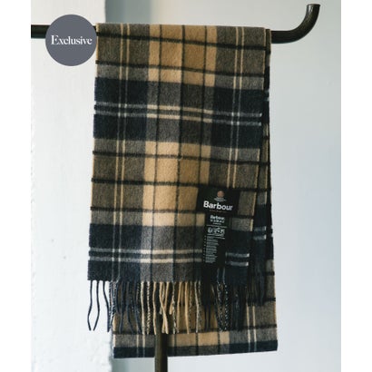 アーバンリサーチ ドアーズ URBAN RESEARCH DOORS Barbour Exclusive WOOL CASHMERE SCARF （レッド系その他）｜詳細画像