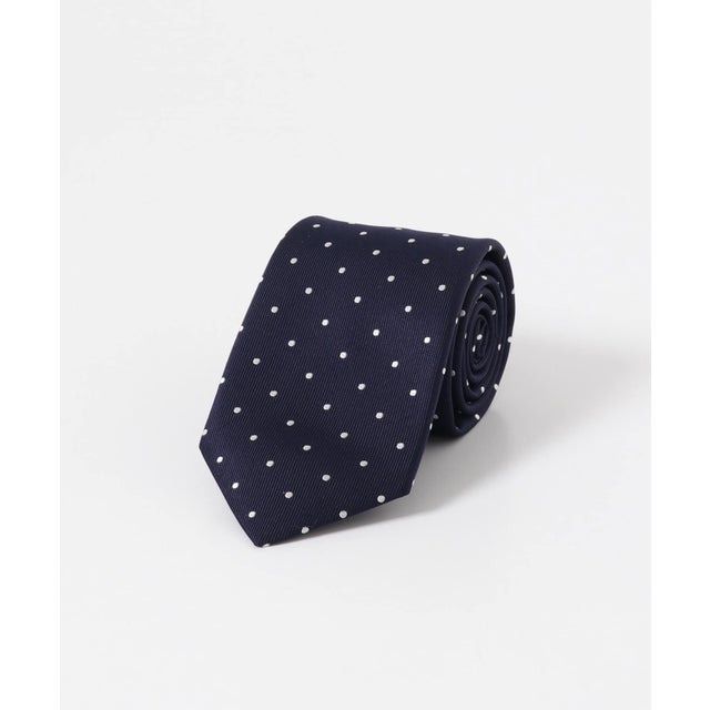 LIFE STYLE TAILOR 26AW国内タイ ドット2 （ネイビー）