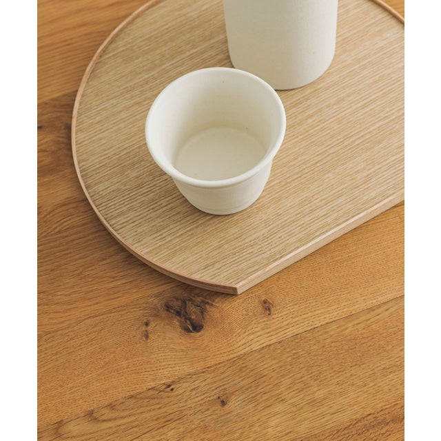 用美 タモ薄型両面盆 半月 小 （その他1）