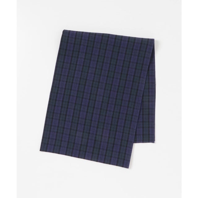 fog linen work リネンテーブルランナー スタンリー （ブルー系その他）