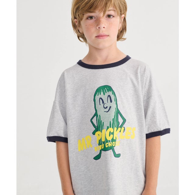 BOBO CHOSES Mr Pickles T-shirts(KIDS) （グレー系その他）