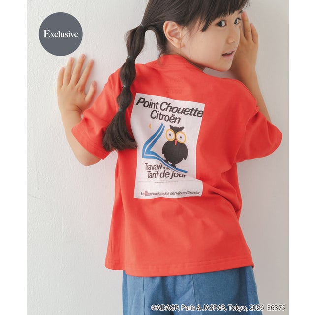 『別注』Savignac×DOORS プリントTシャツ(KIDS) （レッド）