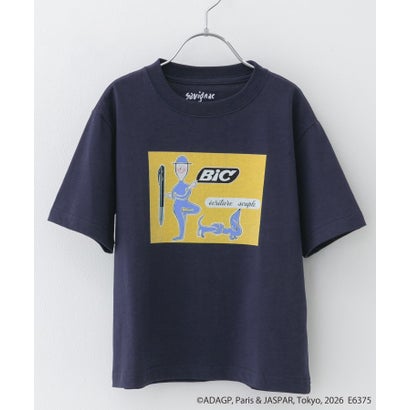 アーバンリサーチ ドアーズ URBAN RESEARCH DOORS 『別注』Savignac×DOORS プリントTシャツ(KIDS) （ネイビー）｜詳細画像