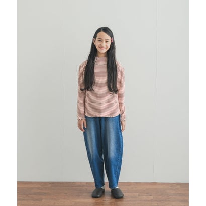 アーバンリサーチ ドアーズ URBAN RESEARCH DOORS 『150サイズあり』メローフリルリブカラーTシャツ(KIDS) （レッド系その他）｜詳細画像