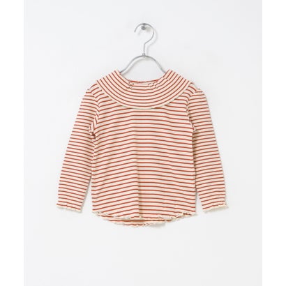 アーバンリサーチ ドアーズ URBAN RESEARCH DOORS 『150サイズあり』メローフリルリブカラーTシャツ(KIDS) （レッド系その他）｜詳細画像