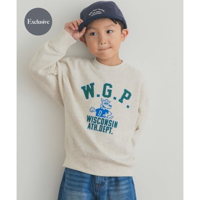 アーバンリサーチ ドアーズ URBAN RESEARCH DOORS 『別注』Champion×DOORS アニマルプリント SWEATSHIRTS(KIDS) （ネイビー）｜詳細画像