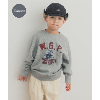 アーバンリサーチ ドアーズ URBAN RESEARCH DOORS 『別注』Champion×DOORS アニマルプリント SWEATSHIRTS(KIDS) （アイボリー）｜詳細画像