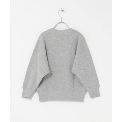 アーバンリサーチ ドアーズ URBAN RESEARCH DOORS 『別注』Champion×DOORS フロッキープリント SWEATSHIRTS(KIDS) （グレー）｜詳細画像