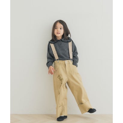 アーバンリサーチ ドアーズ URBAN RESEARCH DOORS 『セットアップ対応』 襟フリルニット(KIDS) （ベージュ）｜詳細画像