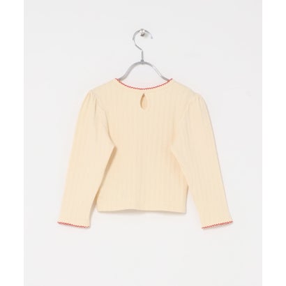 Solii+Sola PUFF KNIT LONG-SLEEVE(KIDS) （ピンク）｜詳細画像