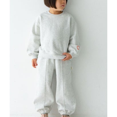 Solii+Sola HEART SWEAT(KIDS) （グレー）｜詳細画像
