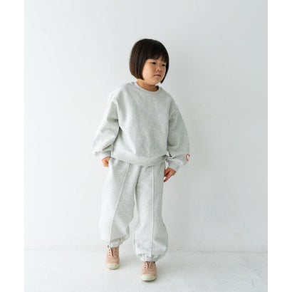 Solii+Sola HEART SWEAT(KIDS) （グレー）｜詳細画像
