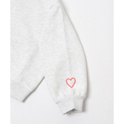 Solii+Sola HEART SWEAT(KIDS) （グレー）｜詳細画像