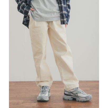 アーバンリサーチ ドアーズ URBAN RESEARCH DOORS 『150サイズ』コーデュロイタックパンツ(KIDS) （オフホワイト）｜詳細画像
