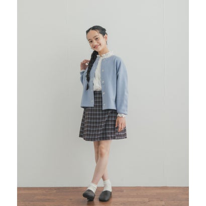 アーバンリサーチ ドアーズ URBAN RESEARCH DOORS 『WEB/一部店舗限定カラー』『150サイズ』『親子リンク』『UR TECH』200日ニットカーディガン(KIDS) （ブラック）｜詳細画像