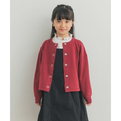 『WEB/一部店舗限定カラー』『親子リンク』『UR TECH』200日ニットカーディガン(KIDS) （レッド系その他）｜詳細画像