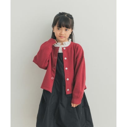 『WEB/一部店舗限定カラー』『親子リンク』『UR TECH』200日ニットカーディガン(KIDS) （レッド系その他）｜詳細画像