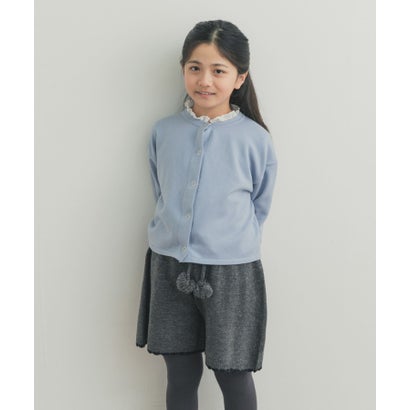 アーバンリサーチ ドアーズ URBAN RESEARCH DOORS 『WEB/一部店舗限定カラー』『親子リンク』『UR TECH』200日ニットカーディガン(KIDS) （ライトブルー）｜詳細画像