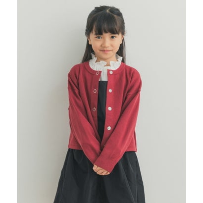 アーバンリサーチ ドアーズ URBAN RESEARCH DOORS 『WEB/一部店舗限定カラー』『親子リンク』『UR TECH』200日ニットカーディガン(KIDS) （ブラック）｜詳細画像