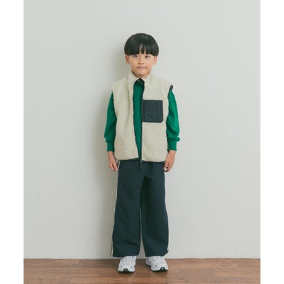 リバーシブルボアベスト(KIDS) （ベージュ系その他）｜詳細画像