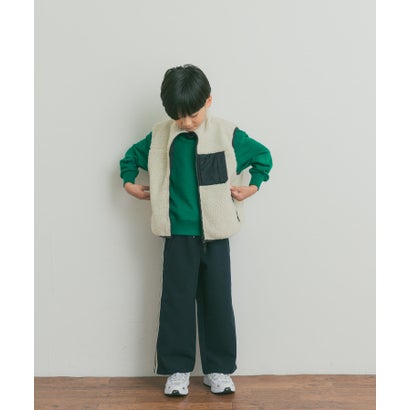 リバーシブルボアベスト(KIDS) （ベージュ系その他）｜詳細画像