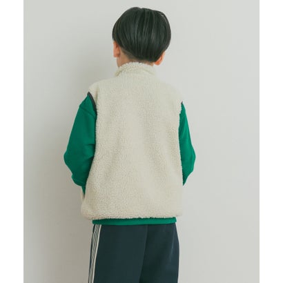 リバーシブルボアベスト(KIDS) （ブラック系その他）｜詳細画像