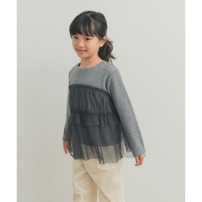 アーバンリサーチ ドアーズ URBAN RESEARCH DOORS チュールドッキングカットソー(KIDS) （ホワイト系その他）｜詳細画像
